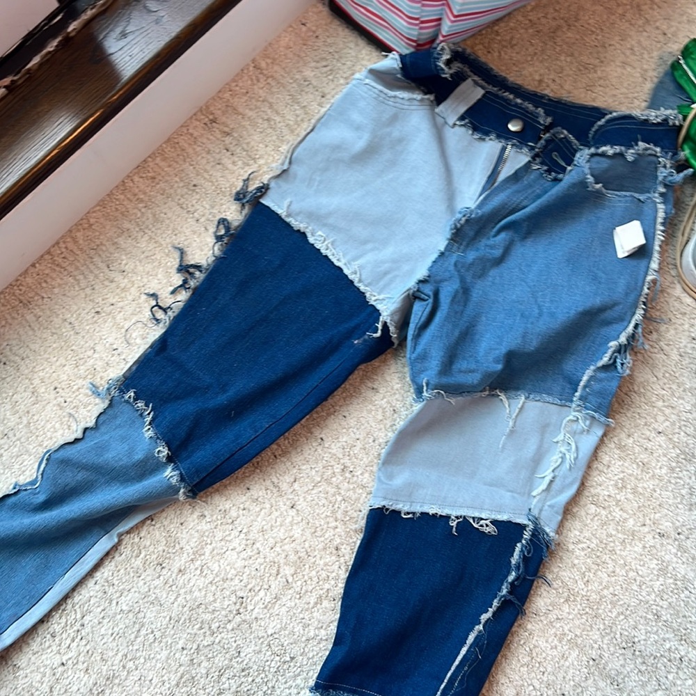 color lock denim jeans